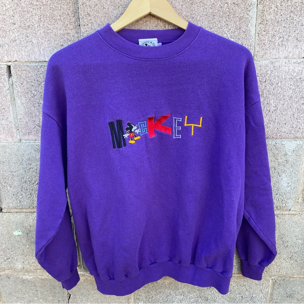 Vintage Mickey & Co Sweatshirt Large Crewneck Disney Mickey Mouse Hip-hop